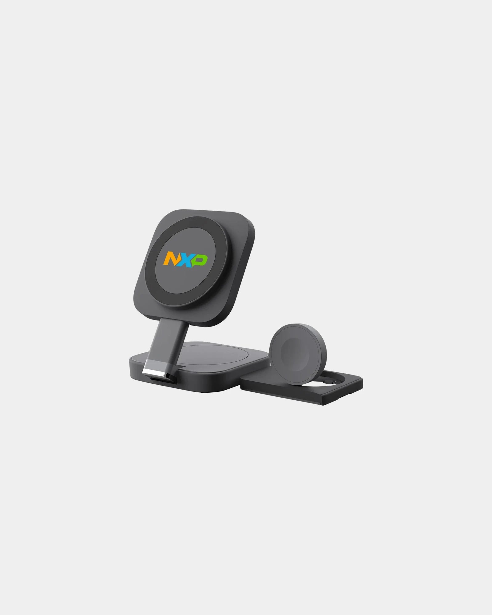 Custom 3-in-1 wireless charger compact charging cube - 1